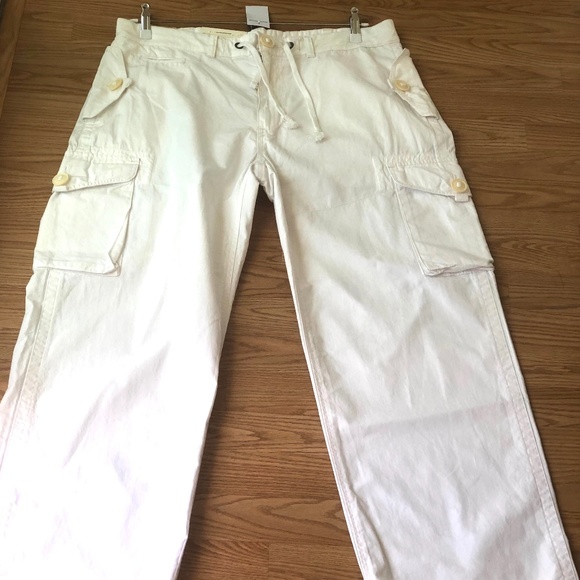all white polo jeans